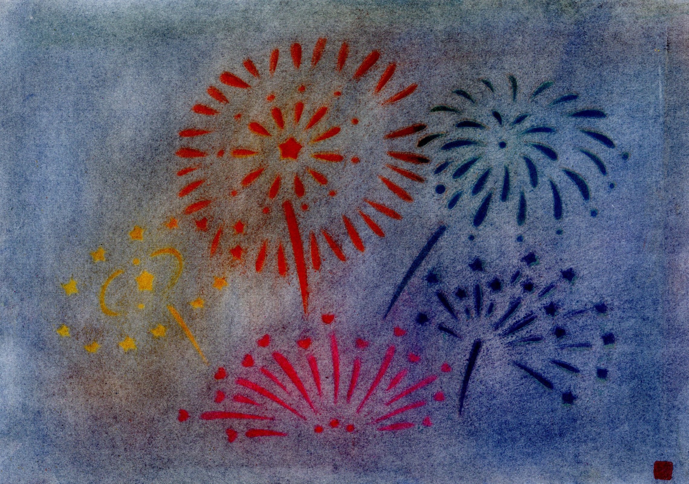 パステルアート作品7